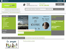 Tablet Screenshot of passage-culturel.com